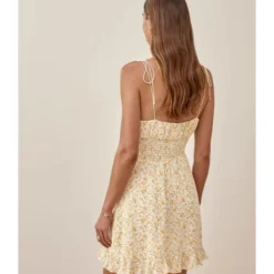 Floral Print Resort Style Sundresses V-Neck Chiffon Backless Lace-Up Ruffled Dress Chic Wholesale Dresses SDN580382 -Amour Vert shop b8c8915e 5a1f 46cb bcd2 d3173497c627 0689d20bc1ec8ce5f8eb8eab8fb1f0fa