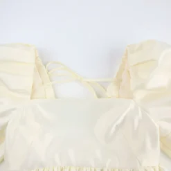 Sexy Square Neck Satin Dress Puff Sleeve Solid Color A-Line Wholesale Dresses SDN560919 -Amour Vert shop bc1fafba b2bb 44e1 873d 8db9d8338d8b 5f3b58926e948296c00d8b51a512213d