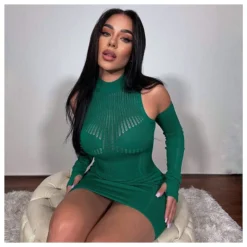 Sexy Round Neck Sleeveless Long-Sleeve Knitted Bodycon Dress Wholesale Dresses SD510133 -Amour Vert shop bd3649d6 b08f 4e80 ac51 059c07d6c8bd 78e2a0f8756d3c9d176d09c28044dfae