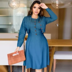 Long Sleeve Slim Short Jackets & Tank Dress Denim Suits Wholesale Women'S 2 Piece Sets SON561279 -Amour Vert shop bf100854 6d45 4429 b966 1724db7b8d23 e0db35ec777ff2f325d7bd59684d1b1b