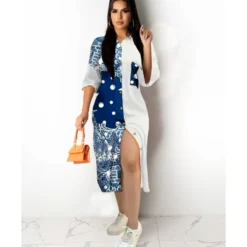 Stitching Print With Floral Shirt Cardigan Sunscreen Long Short-Sleeved Dress In 2 Way SD150031 -Amour Vert shop c9cd4561 d06d 40bd 8963 fc2ec3611fe5 D92328B08ABC7AB42314D6F9AFD890B0