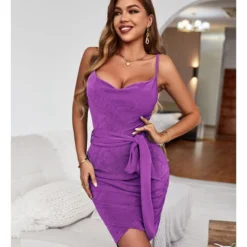 Sexy Suspenders Mini Dress Solid Color Lace-Up Irregular Body-Con Wholesale Dresses SDN560666 -Amour Vert shop cd0841eb 724e 4f2b a264 7f839fa935c9 ff5b00bae8481ba59bea8b973efc86d2