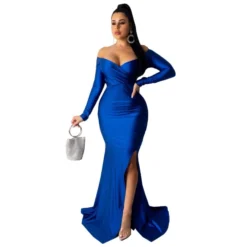 Solid Color Nightclub V-Neck Long Sleeve Maxi Dress Wholesale Supplier SD210272 -Amour Vert shop d038440a 7b91 4017 ab8f 706d01289d58 91F73DC0336140DDB054C460A246D30E