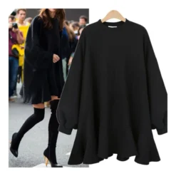 Round Neck Lantern Sleeve Sweatshirt Dress SD070138 -Amour Vert shop d3e55633 336d 43e6 94a8 56d586e4d0fd 80C0B0F3853193082F1AB3682976380B