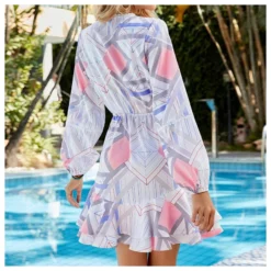 Fashion Printed V-Neck Mini Dress Casual Long Sleeves High Waist Vacation A-Line Wholesale Dresses SDN561914 -Amour Vert shop d74c5c23 671c 41e8 95cc 7d5585442318 O1CN01YPsYqI1KmOP3uG3z0 2899251206 0 cib