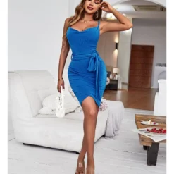 Sexy Suspenders Mini Dress Solid Color Lace-Up Irregular Body-Con Wholesale Dresses SDN560666 -Amour Vert shop e0240a12 cc94 4812 8a63 5622606c2e2a 0bec59b9a3ca5661ee75f07f849bd97c