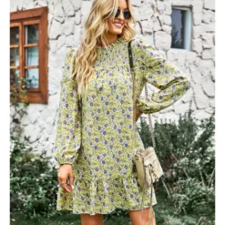 Casual Floral Mini Dress Crew Neck Long Sleeve Vacation Wholesale Dresses SDN561073 17 Casual Floral Mini Dress Crew Neck Long Sleeve Vacation Wholesale Dresses SDN561073 -Amour Vert shop e46f6539 9434 4427 afab ccdb2bfe2d18 d361474e238ba517f3a274da68b5cc1d