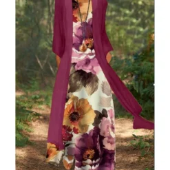 Printed Mid-Sleeve Loose Casual Coat & Maxi Dress Fashion Wholesale Womens 2 Piece Sets SD204468 16 Printed Mid-Sleeve Loose Casual Coat & Maxi Dress Fashion Wholesale Womens 2 Piece Sets SD204468 -Amour Vert shop e6388254 3888 4f6b 85a8 2cfefe82c18a c7b0a90e2b776e259d33fd831b8688ec