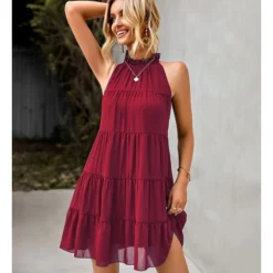 Sexy Lace-Up Tank Top Dress Sleeveless Crew Neck Solid Color Casual A-Line Tiered Wholesale Dresses SDN560684 26 Sexy Lace-Up Tank Top Dress Sleeveless Crew Neck Solid Color Casual A-Line Tiered Wholesale Dresses SDN560684 -Amour Vert shop e7162f95 efda 459b bc1d f63e2ff0dc8c ae9cce9b36d3e45ecee7e4b201b2d242