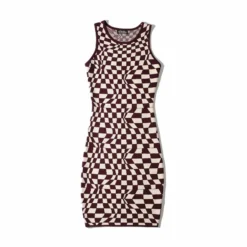 Round Neck Sleeveless Plaid Knitted Dress Wholesale Clothing SD070186 -Amour Vert shop e79b1700 5e29 4603 be8d 59ba79229d2a 17CB8808577F639DC1F4689FD51B4745