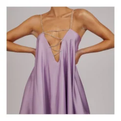 Solid Color Rhinestone Chain Sundresses Sling V-Neck Open Back Satin Dress Party Sexy Wholesale Mini Dresses SDN532986 -Amour Vert shop ec309eb5 7963 43ca 9b30 7cf208601b64 008dce13b4864250713f6b0d033f7bbd