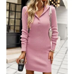 Casual V-Neck Lapel Mini Dress Single-Breasted Long Sleeve Bodycon Wholesale Dresses SDN562274 14 Casual V-Neck Lapel Mini Dress Single-Breasted Long Sleeve Bodycon Wholesale Dresses SDN562274 -Amour Vert shop ed115fbe 8647 4921 8c04 009d9848f7d7 47400f80bc8da4521ca2fea76ecf544b