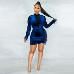 Nipped Waist Velvet Dress Bodycon Wholesale Dresses St Patricks Day SD202181 -Amour Vert shop f01de841 19a8 45ee bf25 05c57616b283 05101582D0F90DC73F0DCC959FD6F3C0