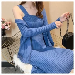 Wholesale Womens 2 Piece Sets Sling Knitted Midi Dress & Long Sleeve Cardigan SON562672 -Amour Vert shop f03fb0d2 4175 4fa2 a5a8 678a0f909e09 e7db338f3b247a0d71881668979da722