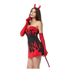 Halloween Vampire Devil Style Sexy Tube Mini Dress Wholesale Sets Clothing SON561841 -Amour Vert shop f3027eba 9f13 4aab 98cf 03cb72e77c43 21257855979 957742819