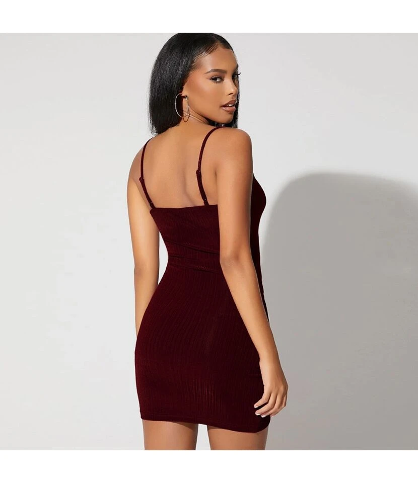 Deep V Pleated Bag Hip Irregular Hem Velvet Sling Bodycon Dress Wholesale Dresses Sexy Womens Clothes SD204569 6 Deep V Pleated Bag Hip Irregular Hem Velvet Sling Bodycon Dress Wholesale Dresses Sexy Womens Clothes SD204569 - Image 4