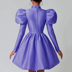 Bandage Puff Sleeve Solid Color Niche Bud Princess Dress Wholesale Dresses SDV463726 -Amour Vert shop fc729a12 cc24 42e6 8c72 9031cc9c45c8 879f88fb040f8c9057913b682a387bcc