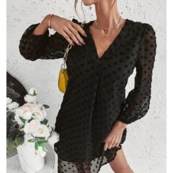 Sexy V Neck Flocking Mini Dress Solid Color Loose Long Sleeve Wholesale Dresses SDN560852 20 Sexy V Neck Flocking Mini Dress Solid Color Loose Long Sleeve Wholesale Dresses SDN560852 -Amour Vert shop ff4711d8 046a 458f bc7c a7a620186029 2fdd1e016682ab934fe519183fbe921f