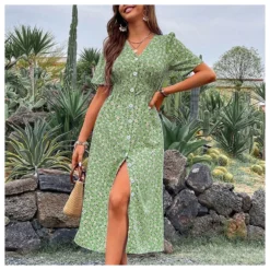 Sexy V Neck Floral Dress Short Sleeve Slit Shirt Wholesale Dresses SDN561308 17 Sexy V Neck Floral Dress Short Sleeve Slit Shirt Wholesale Dresses SDN561308 -Amour Vert shop ff7c5594 1bfe 4249 b641 d12a853da941 O1CN01C7729B1dETnEXQjZU 2205558583704 0 cib