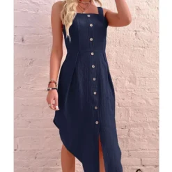 Fashion Sling Irregular Dress Solid Color Slim Wholesale Dresses SDN561349 -Amour Vert shop o1cn01cn9wo11detncwuwet 2205558583704 0 cib