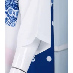 Stitching Print With Floral Shirt Cardigan Sunscreen Long Short-Sleeved Dress In 2 Way SD150031 -Amour Vert shop sd150031 5