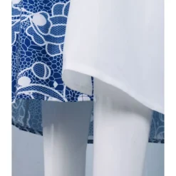 Stitching Print With Floral Shirt Cardigan Sunscreen Long Short-Sleeved Dress In 2 Way SD150031 -Amour Vert shop sd150031 6